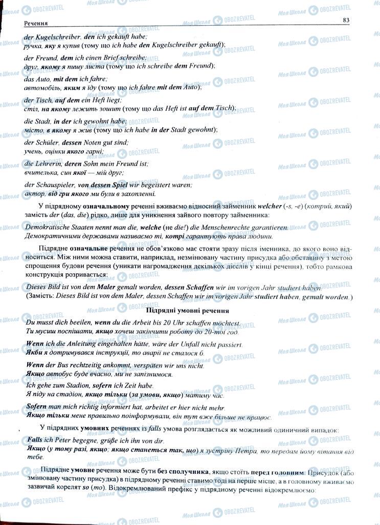 ЗНО Немецкий язык 11 класс страница  83