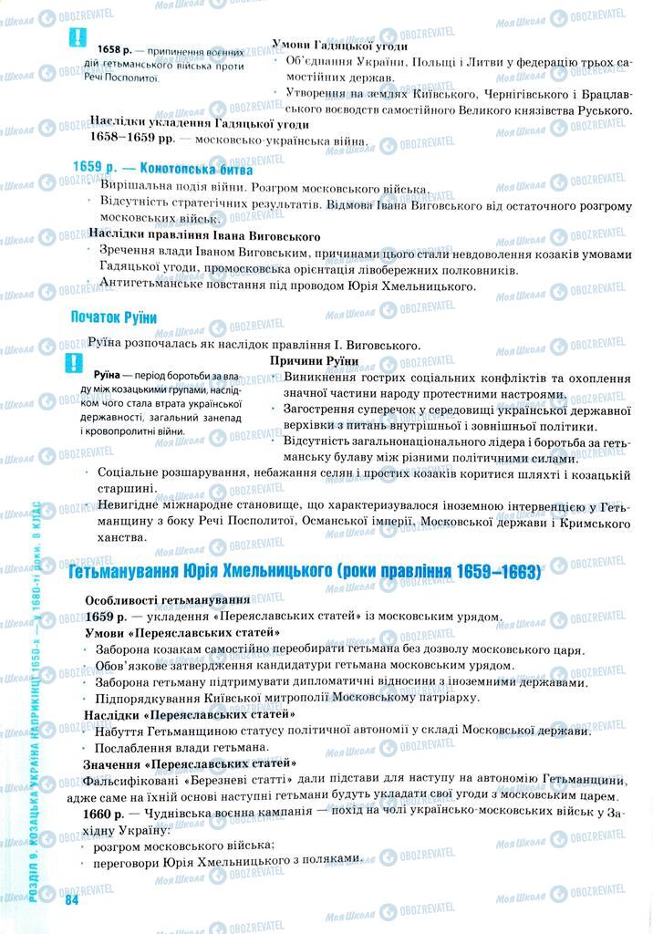 ЗНО История Украины 11 класс страница  84