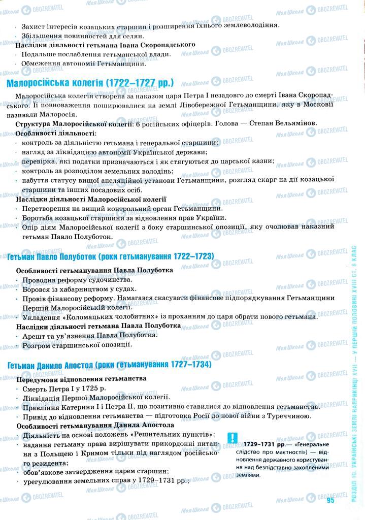 ЗНО Історія України 11 клас сторінка  95