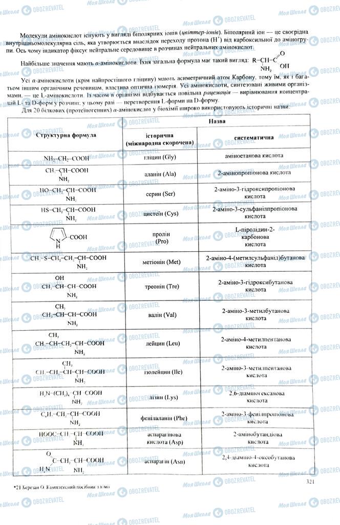 ЗНО Химия 11 класс страница  321