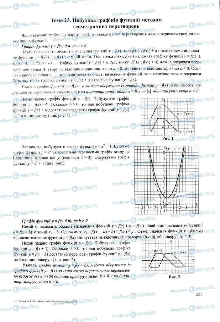 ЗНО Математика 11 клас сторінка  225