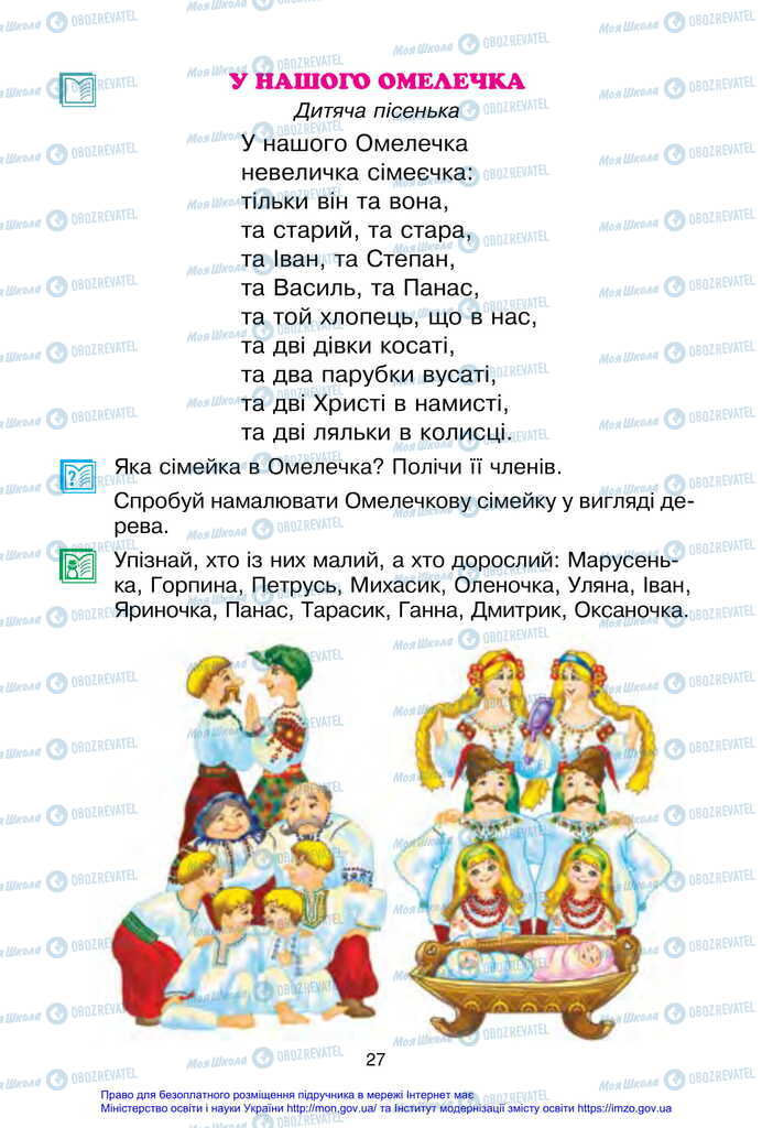 Підручники Українська мова 2 клас сторінка 27