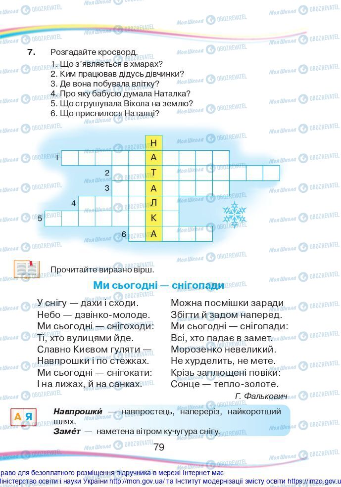 Підручники Українська мова 2 клас сторінка 79