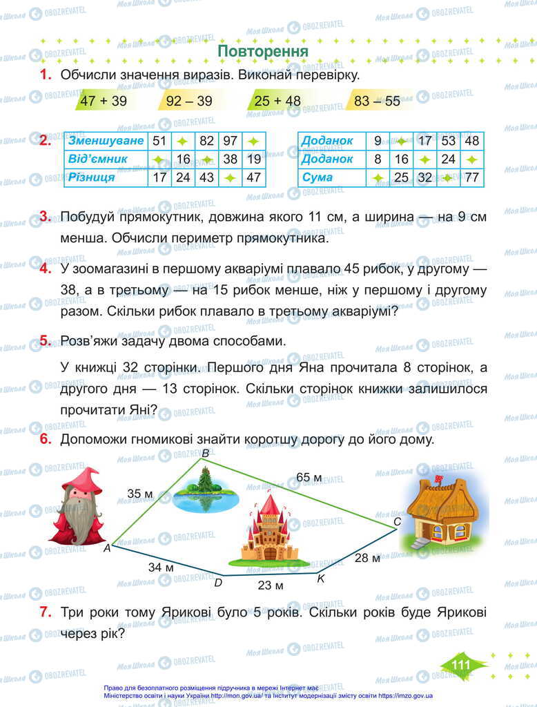 Учебники Математика 2 класс страница 108