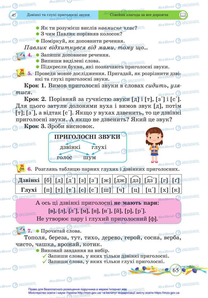 Підручники Українська мова 2 клас сторінка 65