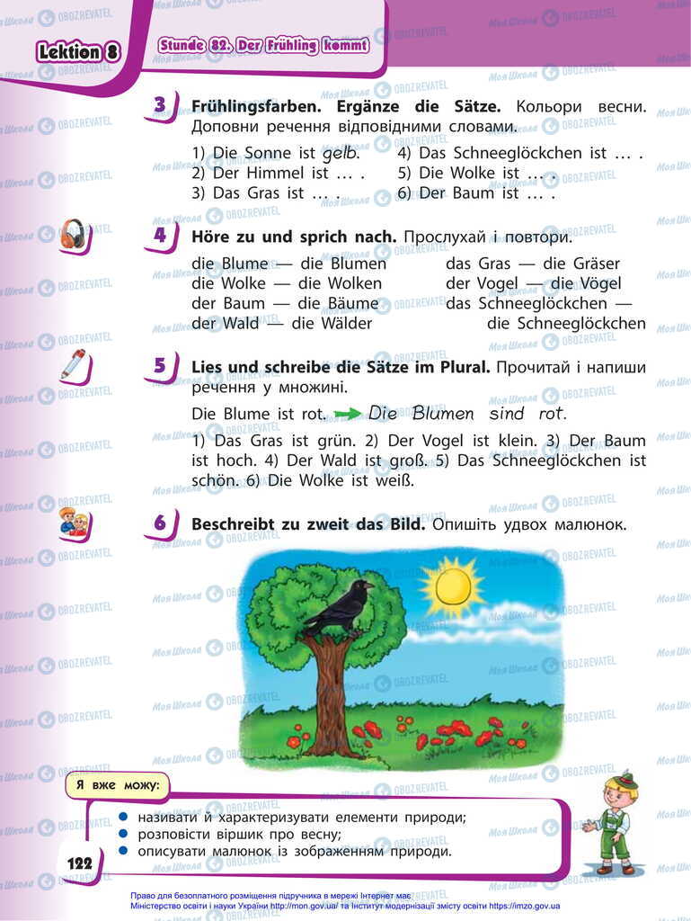 Учебники Немецкий язык 2 класс страница 122