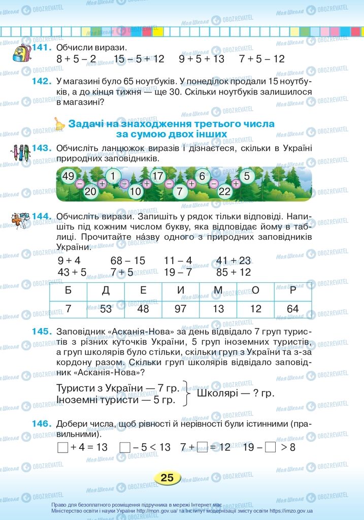 Учебники Математика 2 класс страница 25
