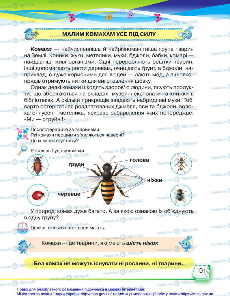 Підручники Я досліджую світ 2 клас сторінка 101