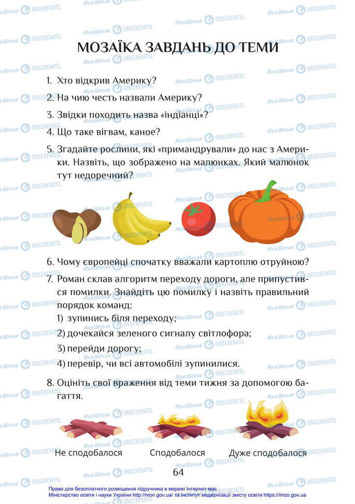 Підручники Я досліджую світ 2 клас сторінка 64