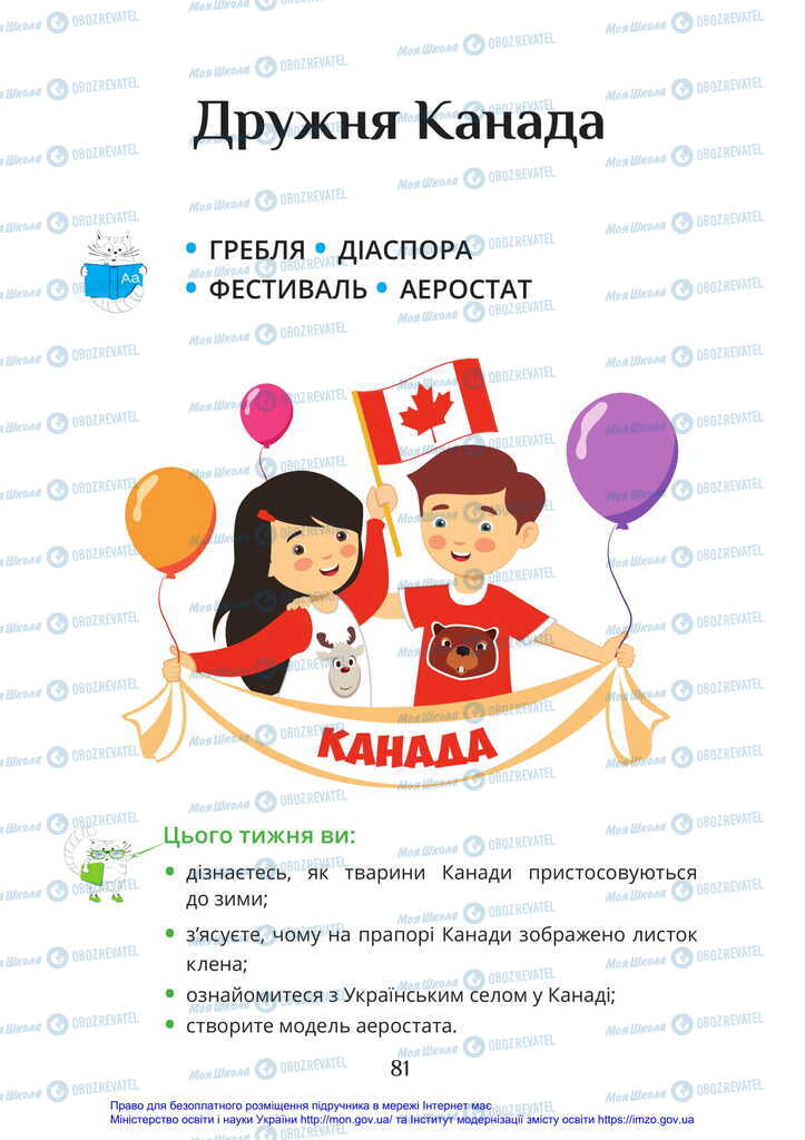 Підручники Я досліджую світ 2 клас сторінка 81