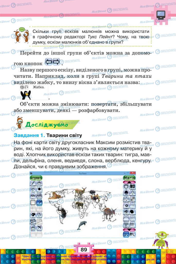 Підручники Я досліджую світ 2 клас сторінка 89