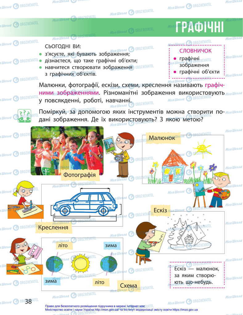 Підручники Я досліджую світ 2 клас сторінка  38