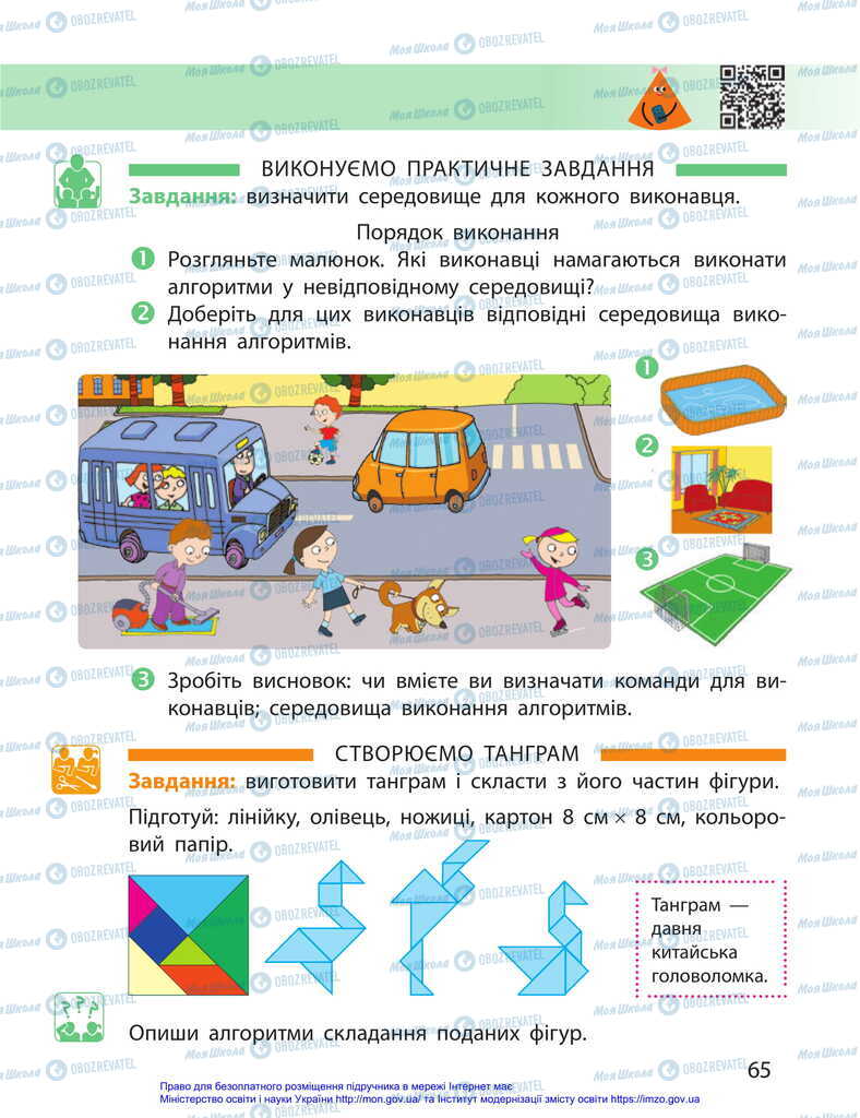 Підручники Я досліджую світ 2 клас сторінка 65