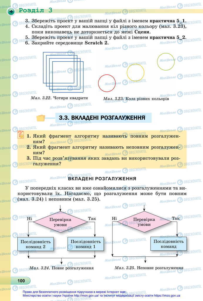 Учебники Информатика 6 класс страница  100