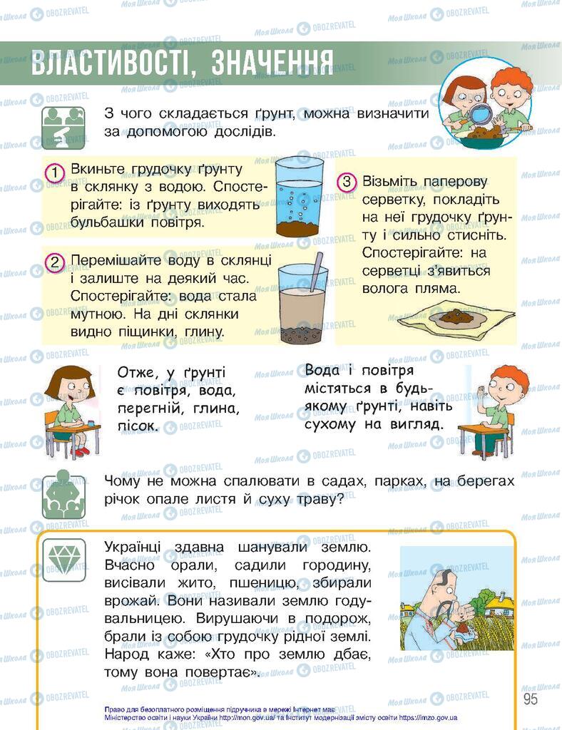 Підручники Я досліджую світ 2 клас сторінка 95