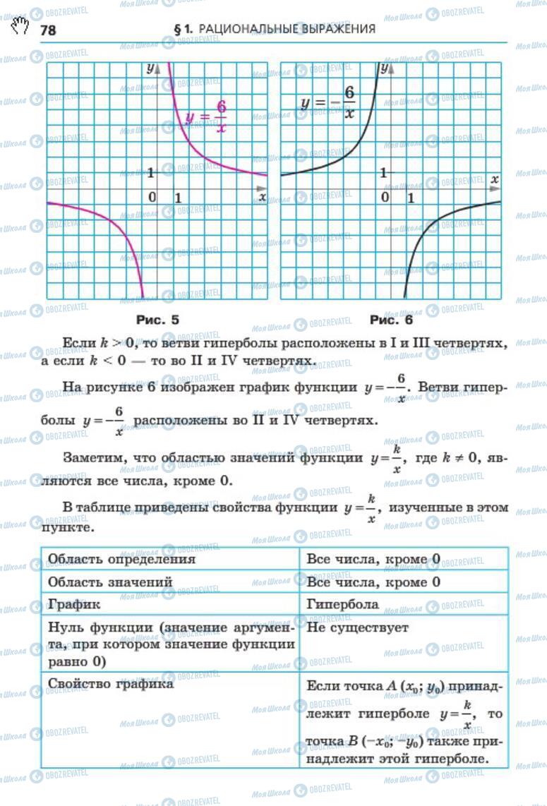 Учебники Алгебра 8 класс страница 78