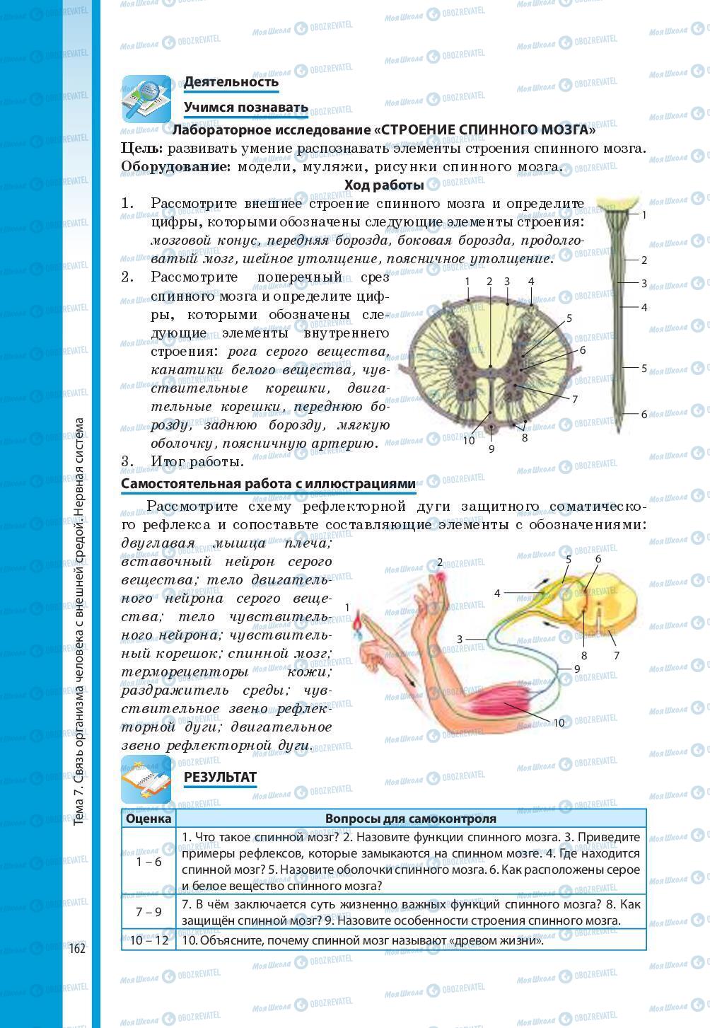 Підручники Біологія 8 клас сторінка 162