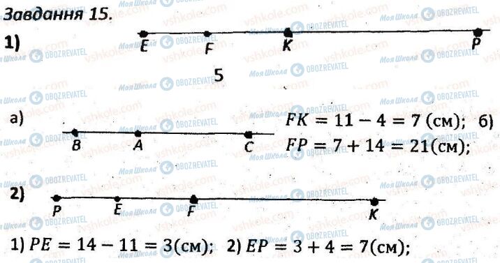 ГДЗ Геометрія 7 клас сторінка 15