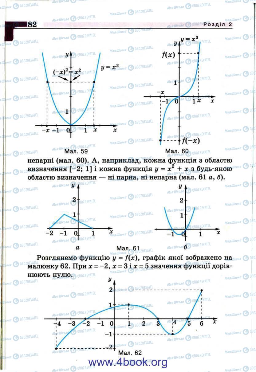 Учебники Алгебра 9 класс страница 82