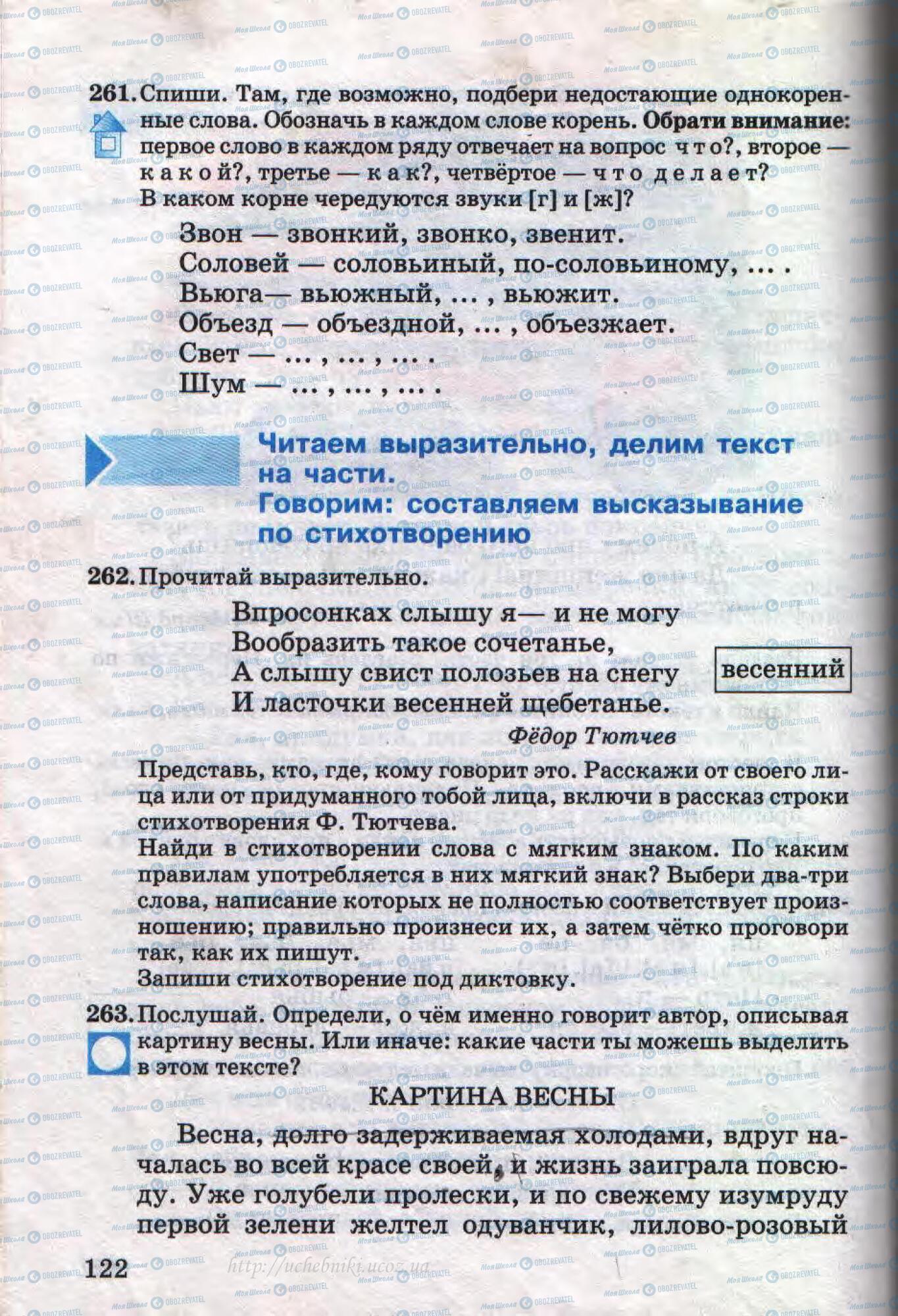 Учебники Русский язык 4 класс страница 122