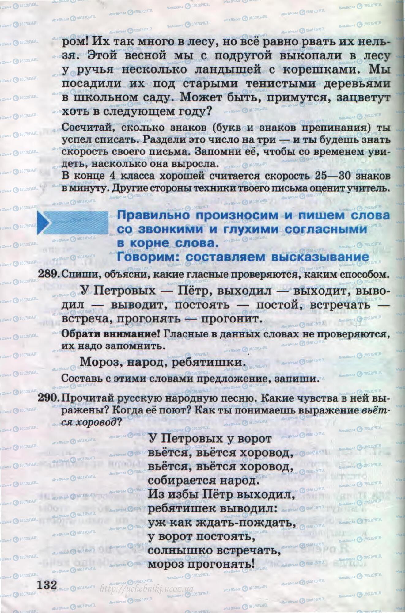 Учебники Русский язык 4 класс страница 132