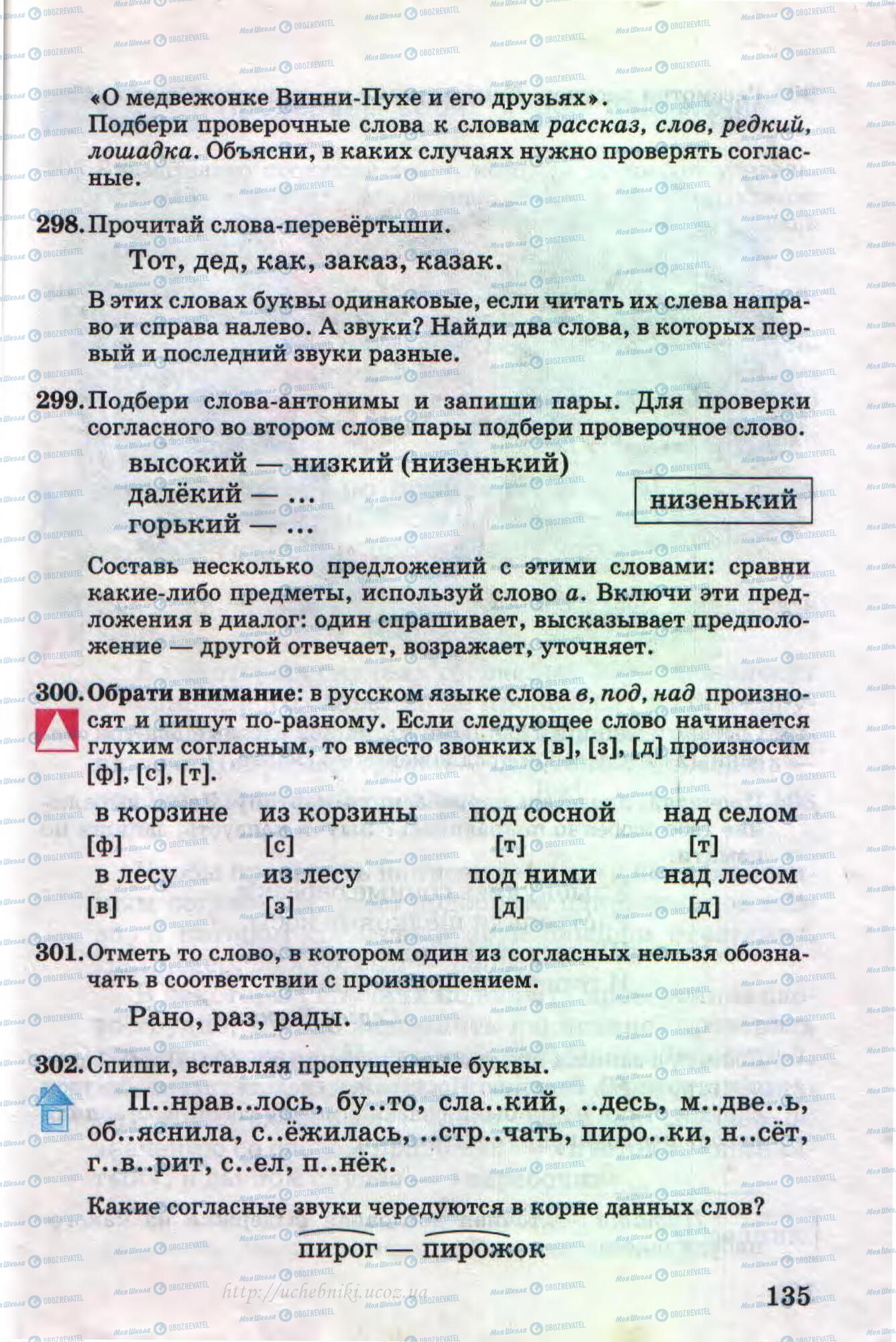 Учебники Русский язык 4 класс страница 135