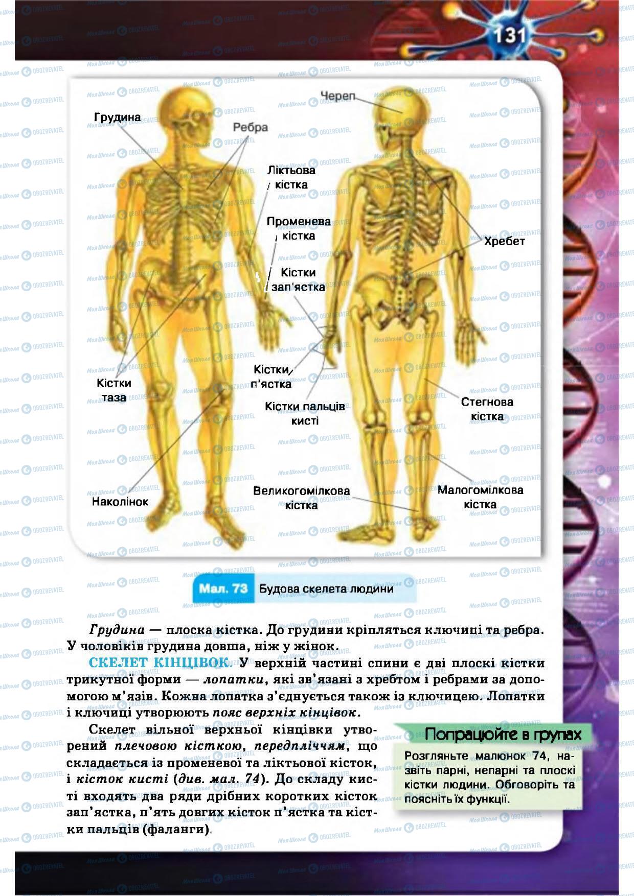 Учебники Биология 8 класс страница 131