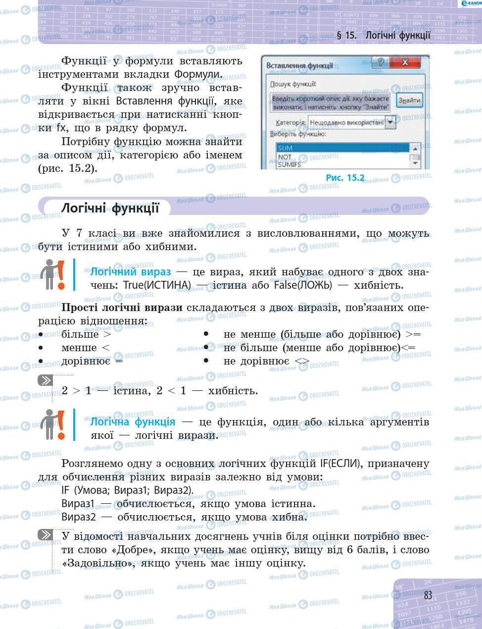 Учебники Информатика 8 класс страница 83