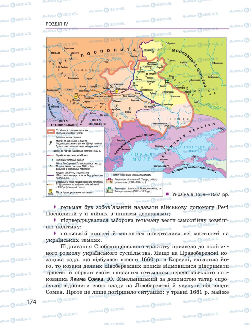 Учебники История Украины 8 класс страница 174