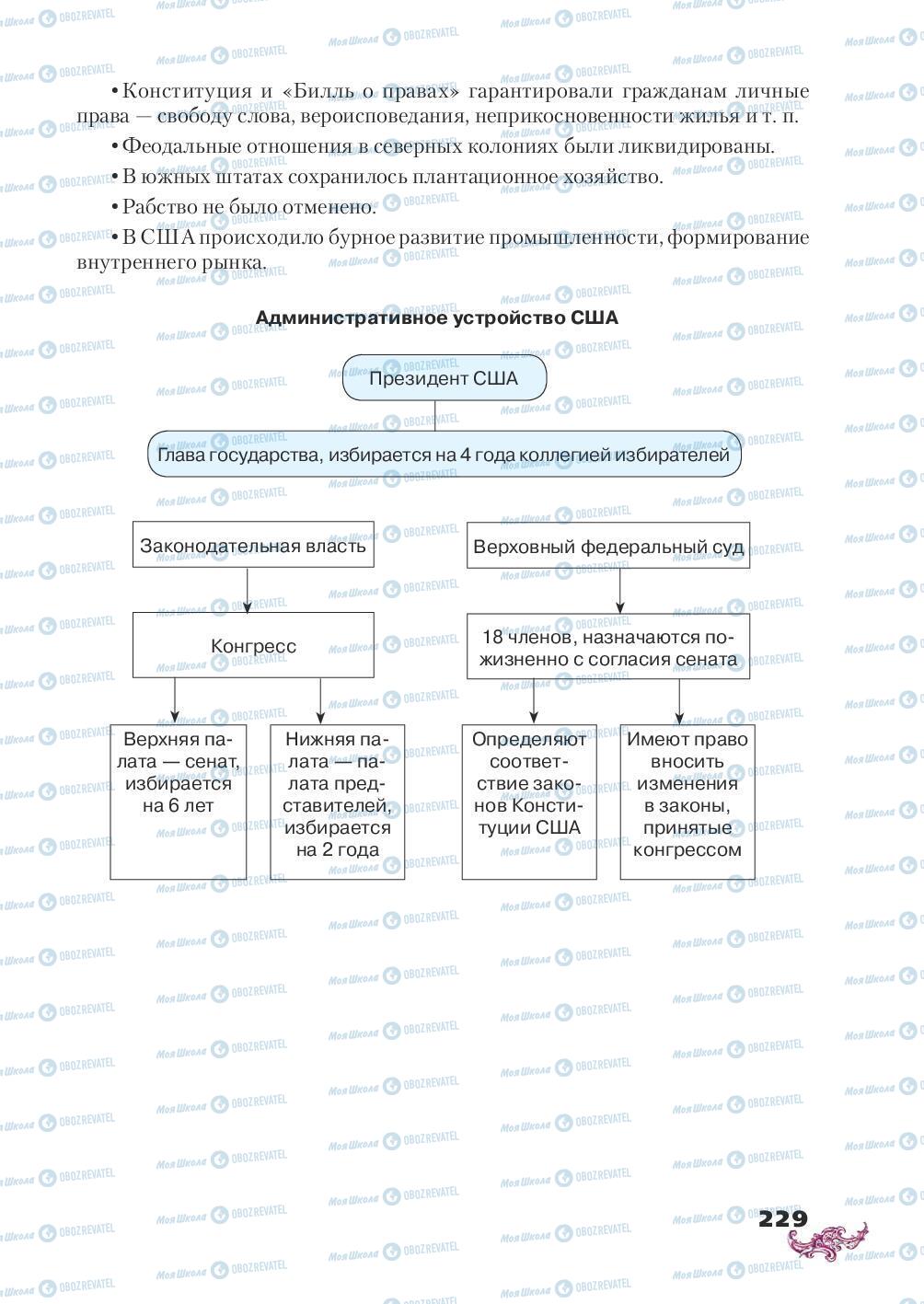 Учебники Всемирная история 8 класс страница 229