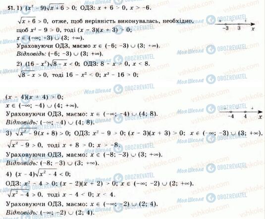 ГДЗ Алгебра 11 клас сторінка 51