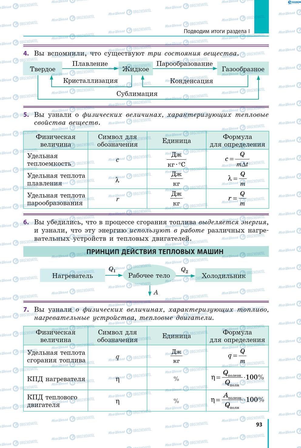 Підручники Фізика 8 клас сторінка 93