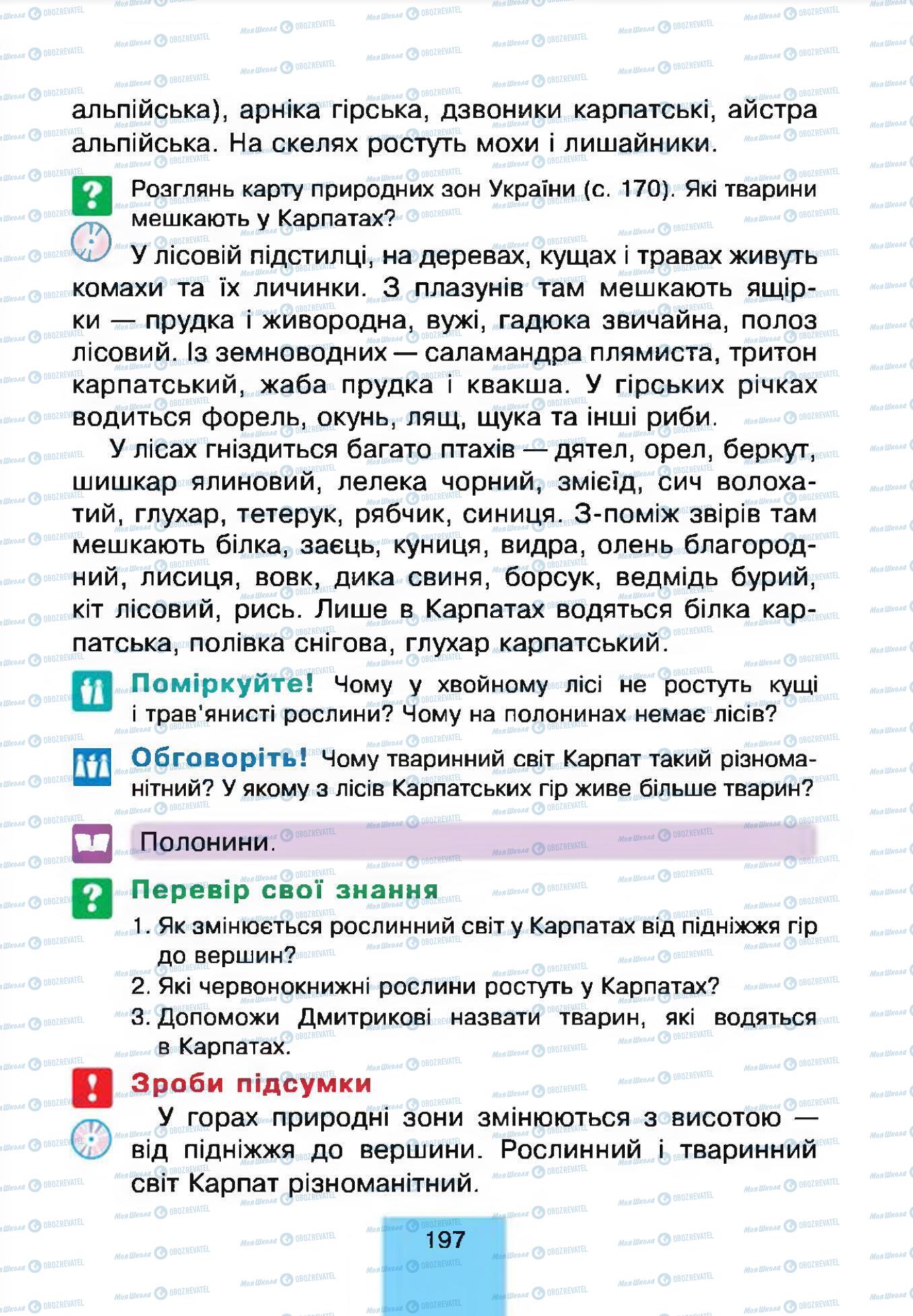 Підручники Природознавство 4 клас сторінка 197