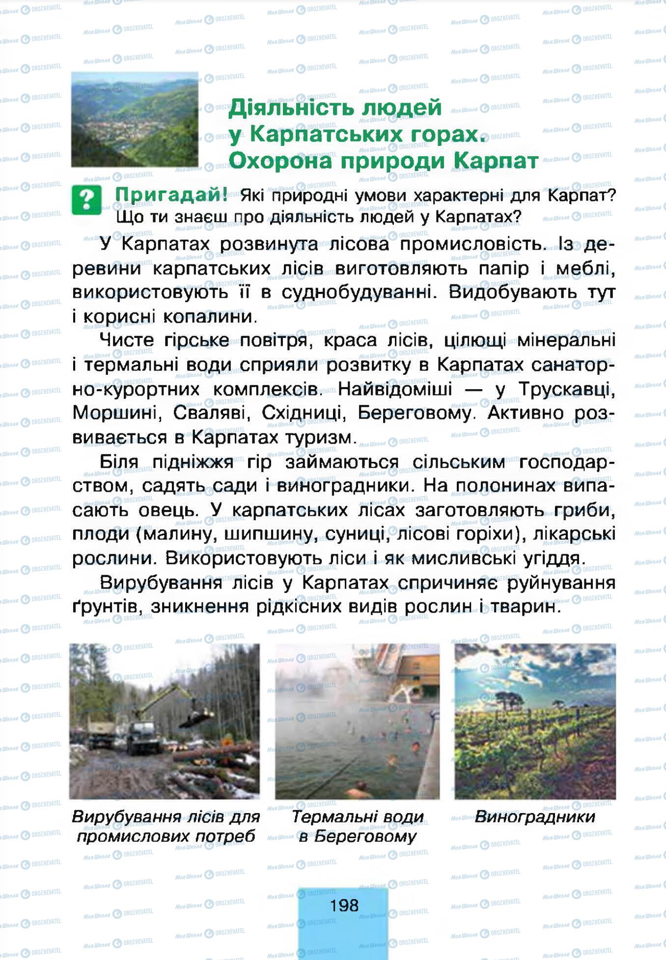 Підручники Природознавство 4 клас сторінка 198