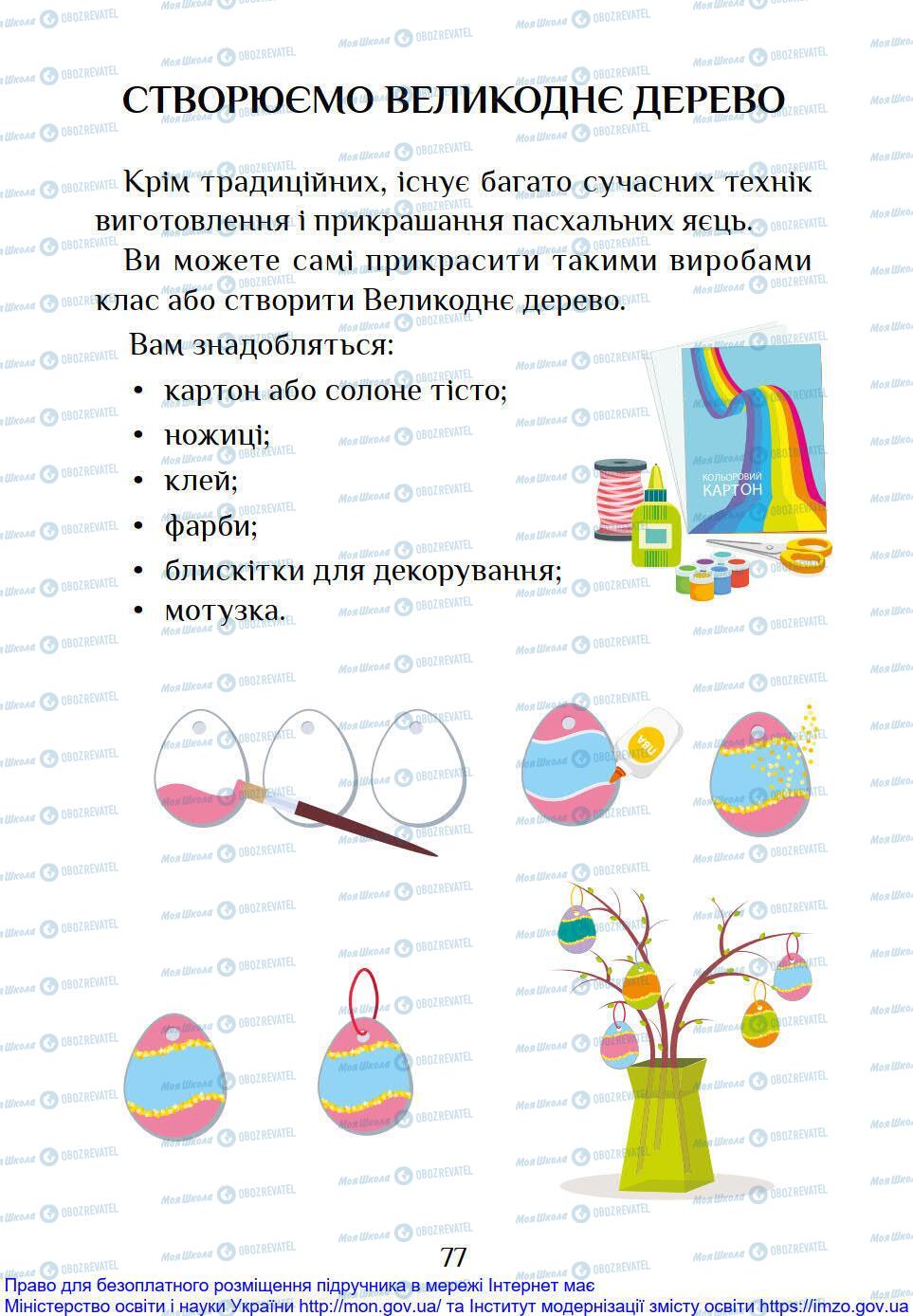 Підручники Я досліджую світ 1 клас сторінка 77