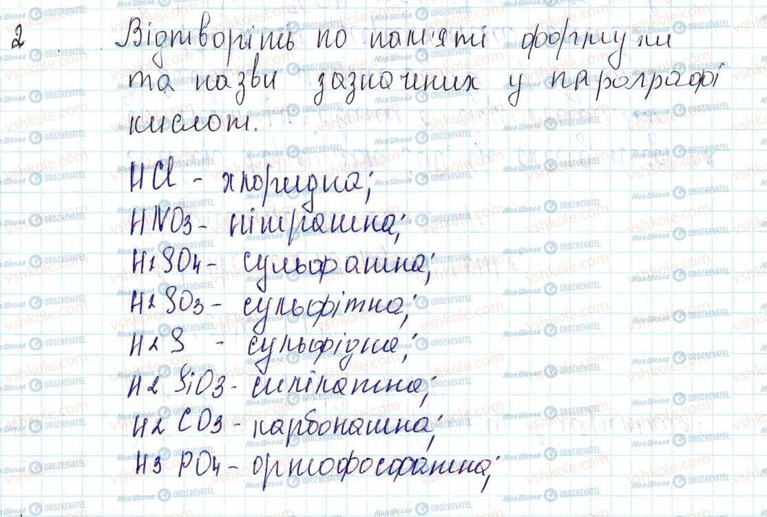 ГДЗ Химия 8 класс страница 2