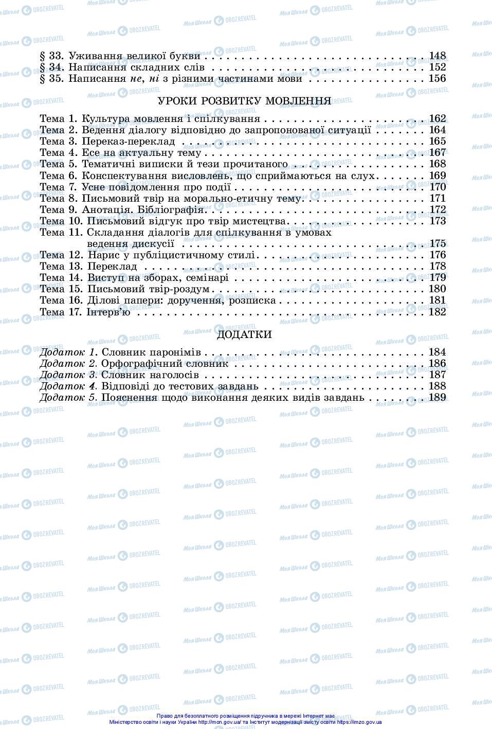 Підручники Українська мова 10 клас сторінка 191