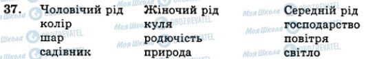 ГДЗ Українська мова 5 клас сторінка 37