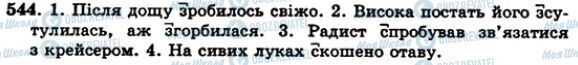 ГДЗ Укр мова 5 класс страница 544