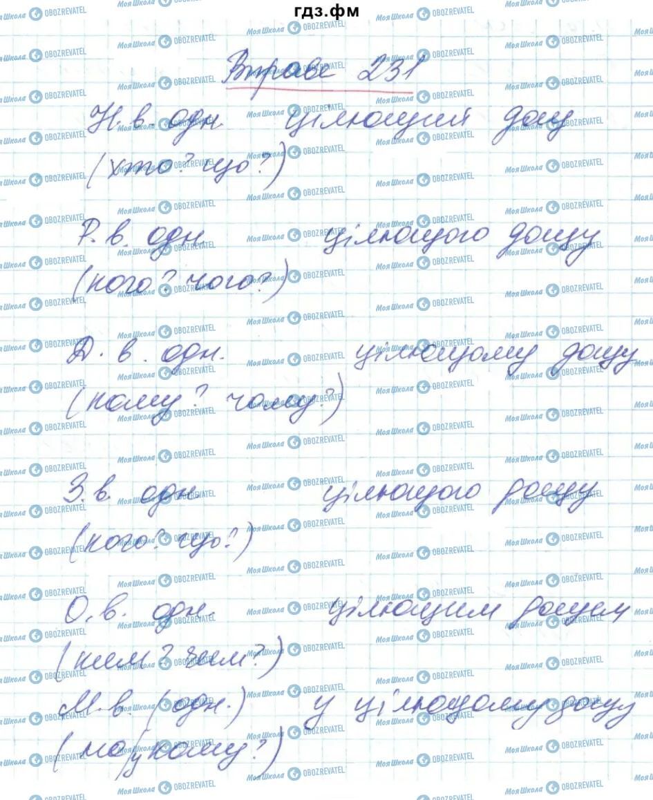 ГДЗ Українська мова 6 клас сторінка 231