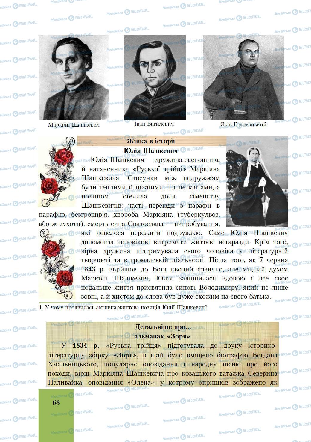 Підручники Історія України 9 клас сторінка 68