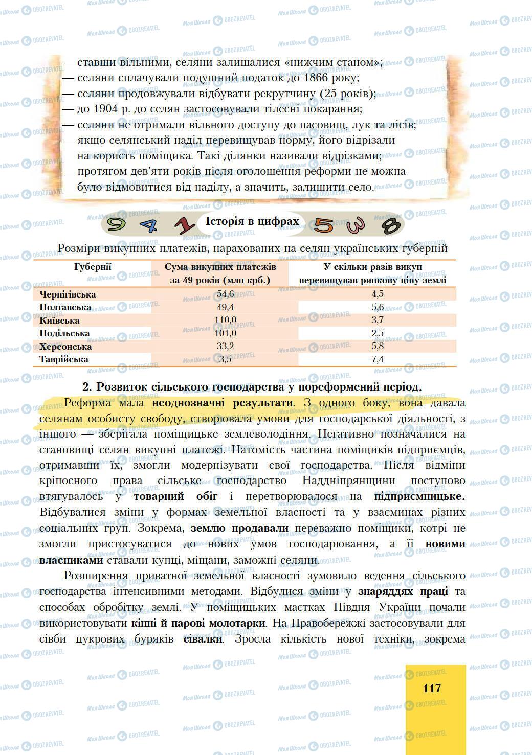 Учебники История Украины 9 класс страница 117