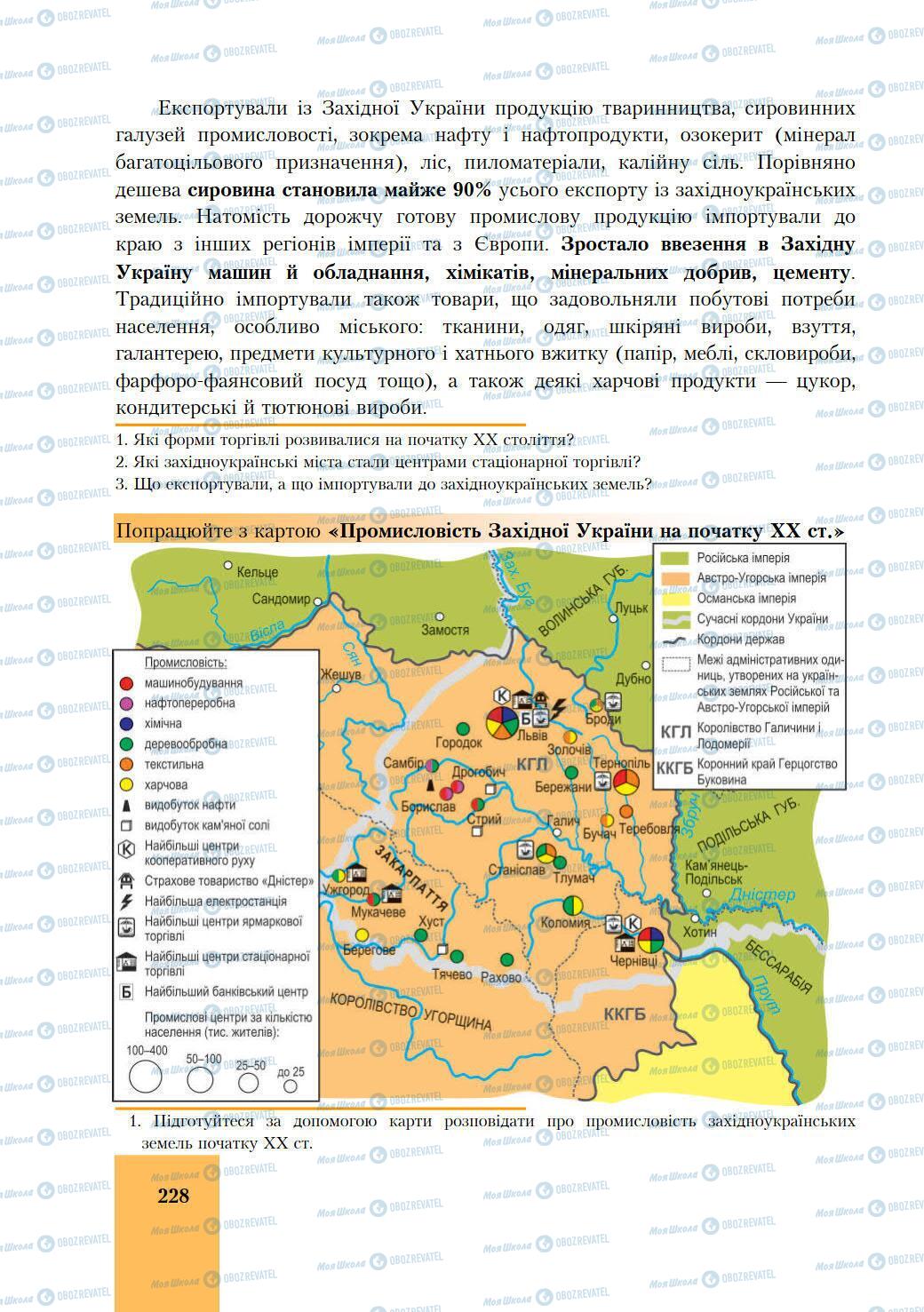 Учебники История Украины 9 класс страница 228