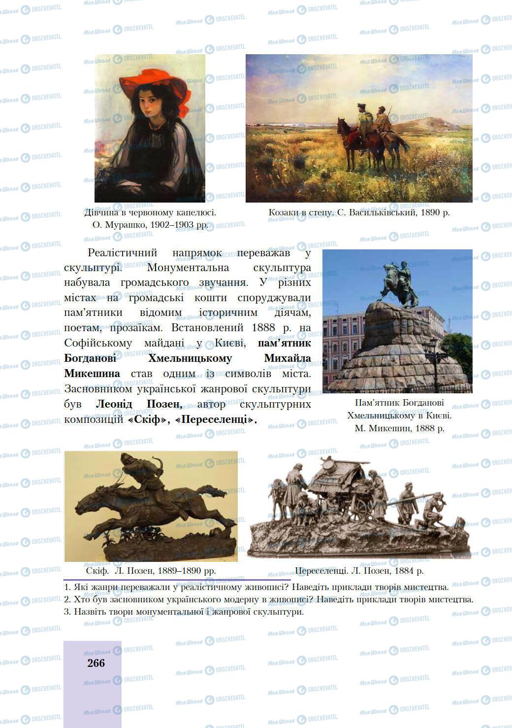 Підручники Історія України 9 клас сторінка 266