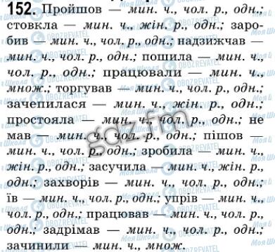 ГДЗ Українська мова 7 клас сторінка 152