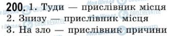 ГДЗ Українська мова 7 клас сторінка 200