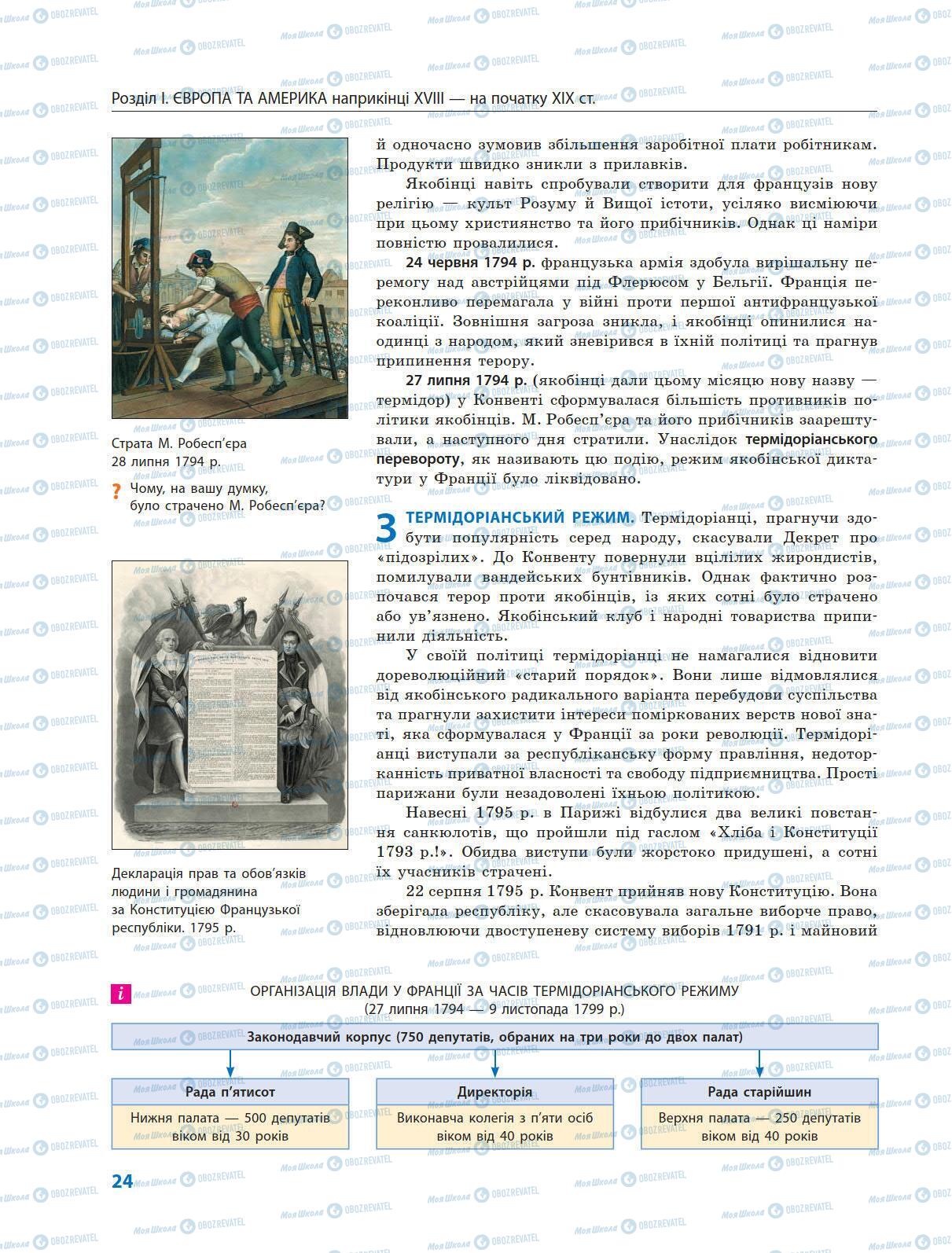 Підручники Всесвітня історія 9 клас сторінка 24