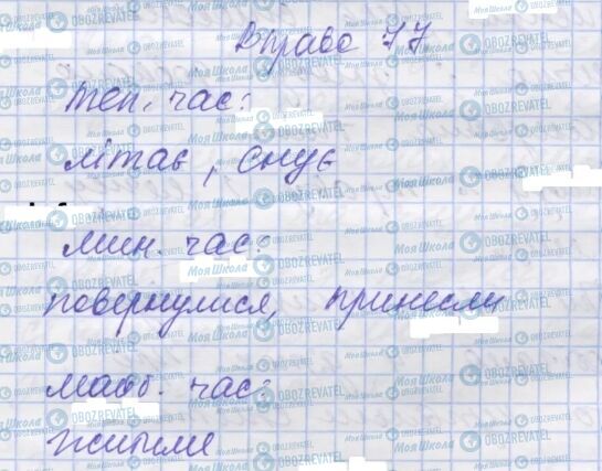 ГДЗ Українська мова 7 клас сторінка 77