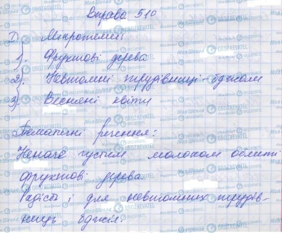 ГДЗ Українська мова 7 клас сторінка 510