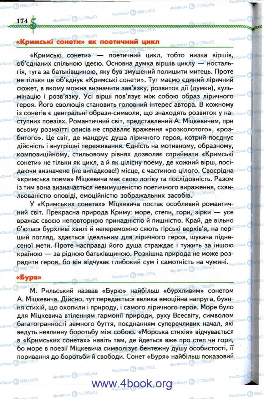 Учебники Зарубежная литература 9 класс страница 174